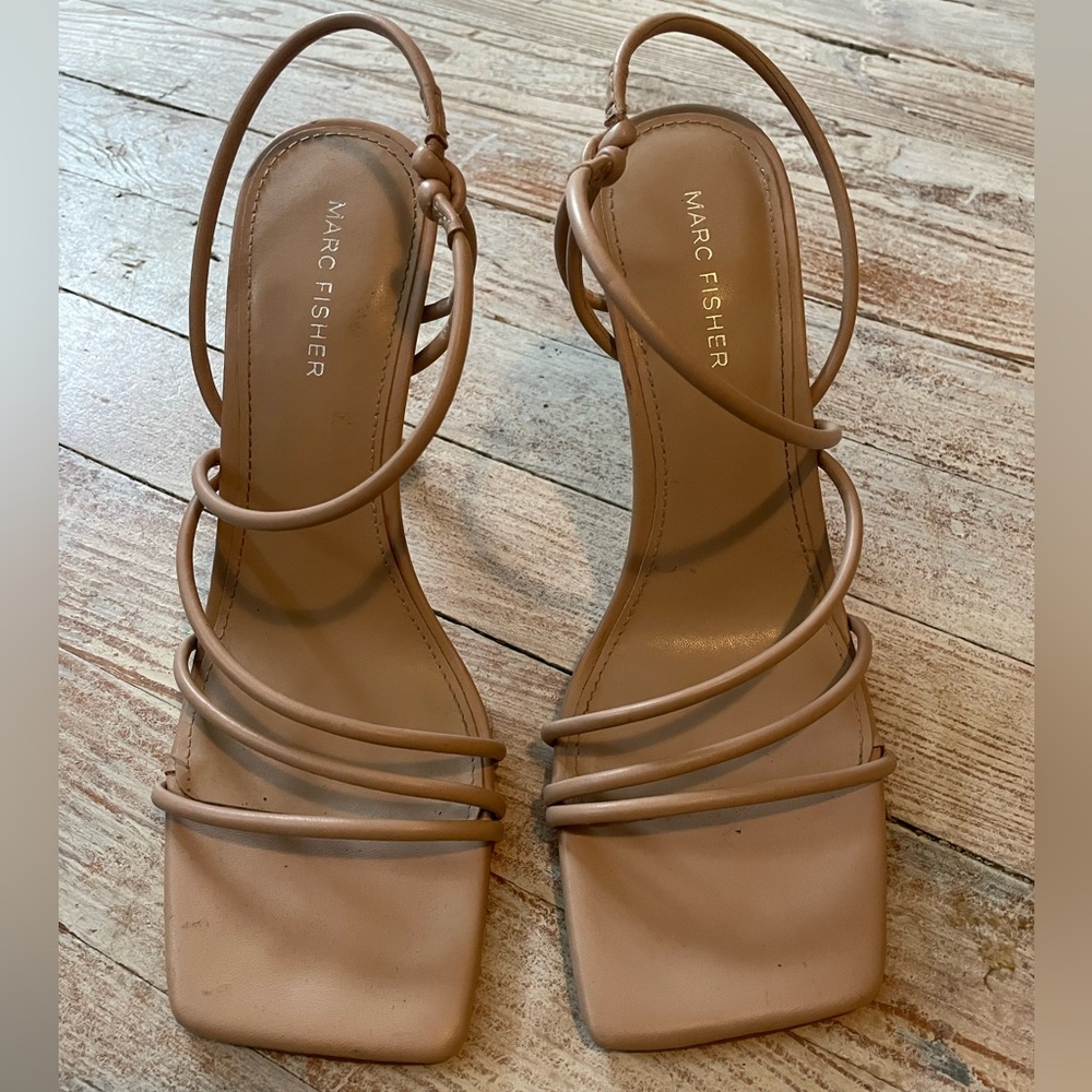 Marc Fisher square toe sandals